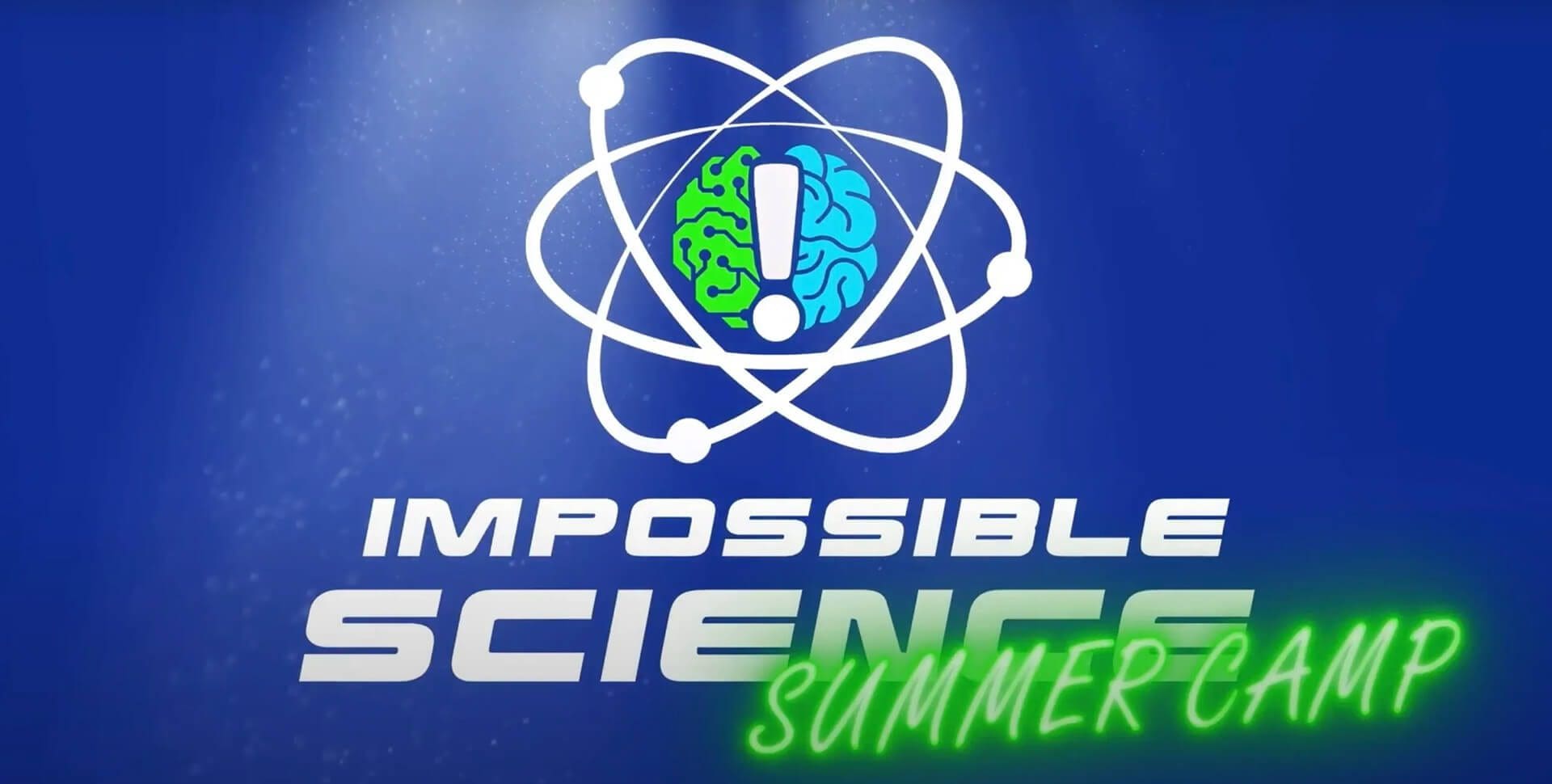 A blue sign with an image of a brain and exclamation mark.